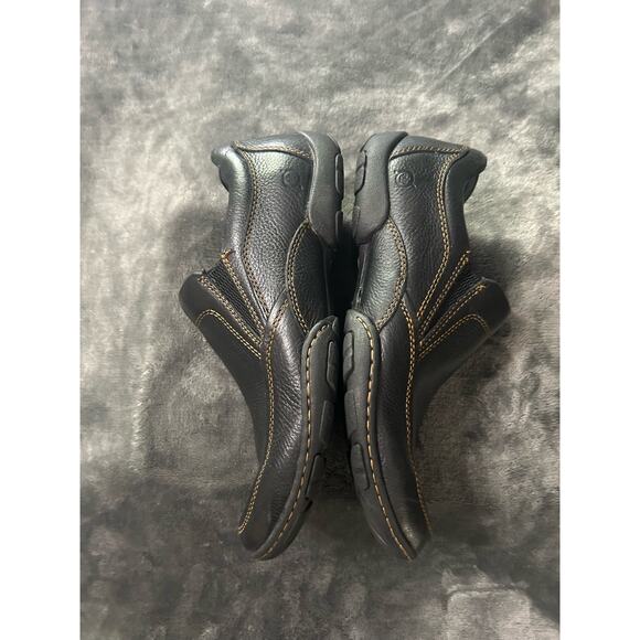 Men's Born brown leather slip on loafers, Size 9 - Picture 7 of 12